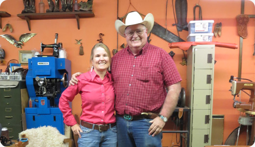 Environmental Portrait of Washington, DC cowboy boot maker Chase DeForest and mentor master boot maker Carl Chappel