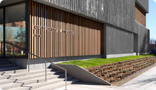 Exterior of the Clyfford Still Museum