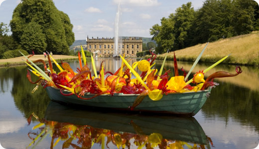 Fiori Boat; Artwork by Dale Chihuly